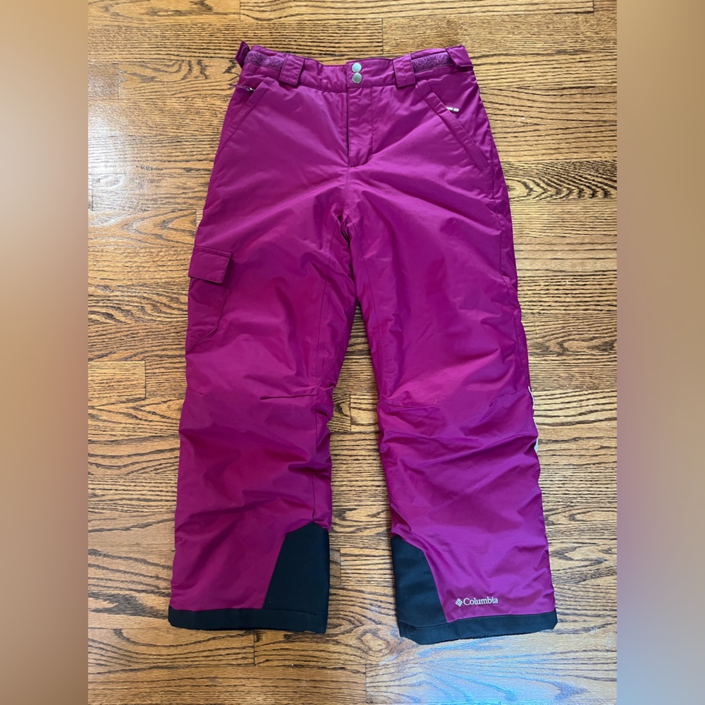 Columbia Kids' Magenta Snow Pants